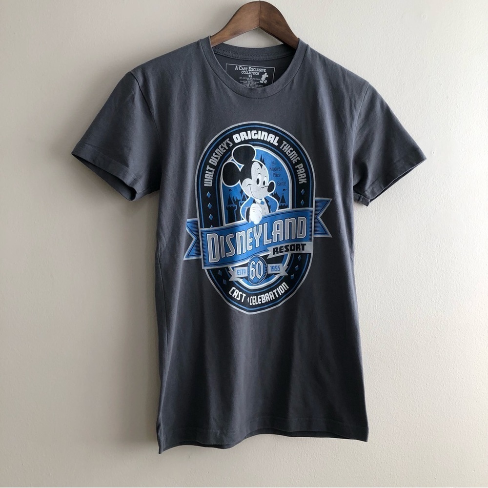 Disneyland Resort Cast Exclusive Mickey Mouse 60th Anniversary Graphic Tee XS